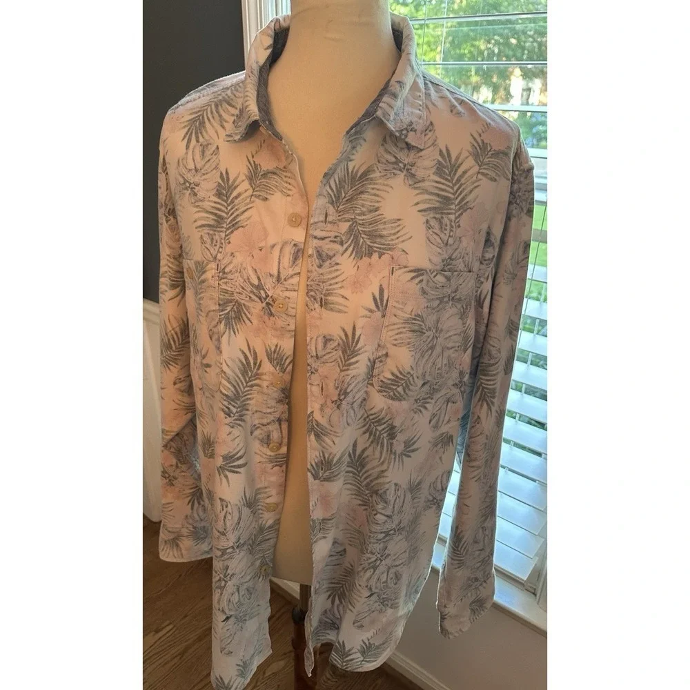Tommy Bahama Mens Palm Button Up Shirt SZ XL - Picture 7 of 11